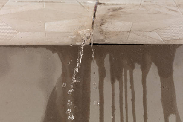 Professional Burst Pipe Cleanup technician working in Salem, NH